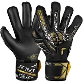 Reusch Gants de sport 'Attrakt Gold X Evolution Cut Finger Support' or / noir