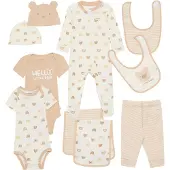 Huggies Babywear Gift Long Sleeve Set 10 Units Beige,Blanc Garçon