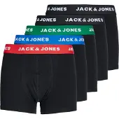 Jack & Jones Junior Sous-vêtements 'JACHUEY' marine / vert / rouge / noir / blanc