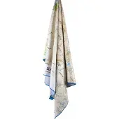 Lifeventure Soft Fibre Ordnance Survey Travel Giant Towel Beige 150 x 90 cm
