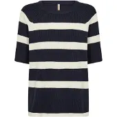 Soyaconcept Haut 'SC-KANITA' bleu marine / blanc