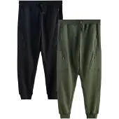 Next Pantalon vert foncé / noir