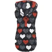 Nayeco Dark Love Veste pour chien Noir 35 cm Noir 35 cm
