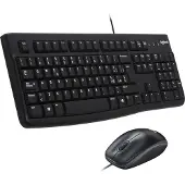 Logitech Desktop MK120 - Tastatur-und-Maus-Set - USB - Italienisch