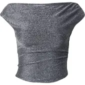 About You T-shirt 'Nova' noir / argent
