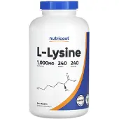 Nutricost , L-Lysine, 1 000 mg, 240 comprimés