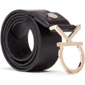 Calvin Klein Logo Belt Noir 85 cm Femme