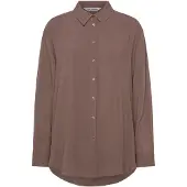 Soft Rebels Chemisier 'Freedom' brun foncé