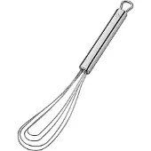Küchenprofi 1210422825 Fouet Fouet à panier Acier inoxydable, Fouet, Argent