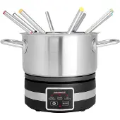 Gastroback 42568 Fondue Multicook 4 in 1, Set à fondue, Noir, Argent