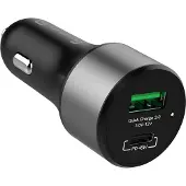 Crong Car charger USB-C PD 45W + USB QC 3.0 18W black