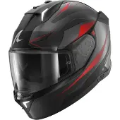 Shark Skwal i3 Mekarium, casque intégral ,Mat Noir/Gris/Rouge ,L