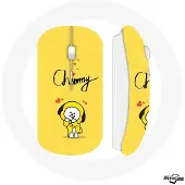CAPACHEAP Souris Sans Fil BTS Bangtan Garçons BT21 Chimmy Jimin Fond Jaune