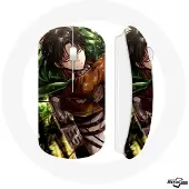 CAPACHEAP Souris Sans Fil Attack on Titan Levi Ackerman Anime