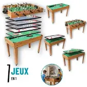 Ociotrends Table Multi-jeux 7 En 1 106.9x60.5x81 Cm