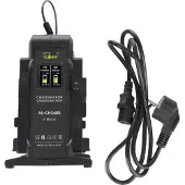 Rolux Chargeur de batterie double RL-CH240S pour batterie V-Mount