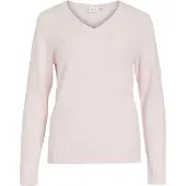 Vila Ril V Neck Sweater Rose L Femme