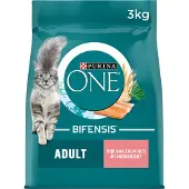 Purina One Adult - Saumon et céréales complètes - 3 kg
