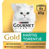 Gourmet Gold Les Timbales (8 pack) pour chat