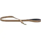 Beeztees Balacron Ax Laisse pour Chien Faux Cuir - Marron - 100 cm x 25 mm