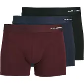 Jack & Jones Boxers bleu marine / bordeaux / noir / blanc