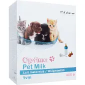 T.v.m. Optima Pet Milk Lait maternisé pour animaux domestiques 400 g Poudre
