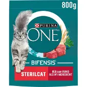 Purina One ONE Adult Sterilcat Bœuf 800 g Aliment