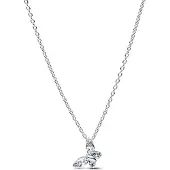 Pandora Collier pendentif papillon, (Argent 925)