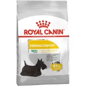 Royal Canin CCN Mini Dermacomfort, croquettes pour chiens adultes de petite race à la peau sensible et sujette aux irritations, 4 x 1 kg