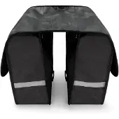 Wozinsky Bike Luggage Carrying Bag Double 28 L Black (Wbb34Bk)