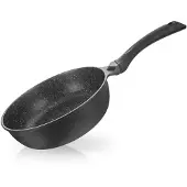 Orion Grande poêle à frire en granit, profonde et haute, 28 cm