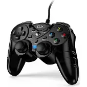 Genius Gx-17uv Gamepad USB noir (PC, PS3), Manette, Noir