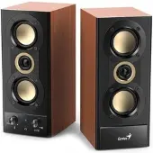 Genius Enceintes PC SP-HF800BT, 20W, Bluetooth, bois