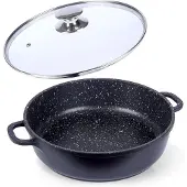 Orion poêle poêle à frire GRANIT cocotte 28cm GRANIT gaz induction