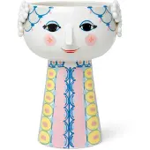 Bjørn Wiinblad Eva-h23.5 Cm Ceramic Vase Multicolore
