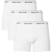 Selected Lot De 3 Boxer Homme Blanc L