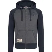 Lonsdale Veste de survêtement 'Slough' bleu marine / bleu chiné