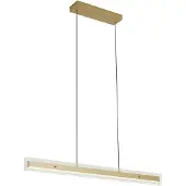 QAZQA Suspension moderne en laiton avec verre transparent avec LED Easylift - Catch