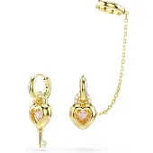 Swarovski Boucles d'oreilles or / rose