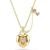 Swarovski Chaîne or / rose / transparent
