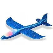 Macyszyn Toys Avion en polystyrène avec lumière