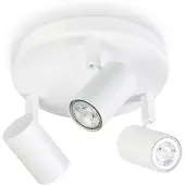 Eth Spot en saillie 3 lumières The Common blanc
