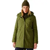 Regatta - Veste imperméable "Valenta" pour femme RG12346 (36 FR) (Vert Nephrit/Noir)