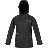 Regatta Veste « Calderdale II » imperméable pour enfants RG9741 (134) (noir)