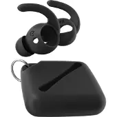 KEYBUDZ EarBuddyz embouts en silicone (Apple AirPods), Pièces de rechange casque + écouteurs, Noir