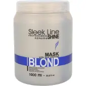 Stapiz Sleek Line Masque blond à la soie pour cheveux blonds pour une nuance platine, 1000ml