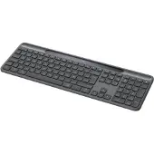 Logitech Clavier sans fil - - Signature Slim Solar+ K980 - Solaire - Bluetooth + RF - Touches à ciseaux pleine taille