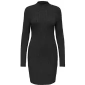 ONLY Robe Maille Ajustée Kattie Col Montant Manches Longues Femme Only