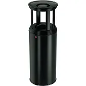 Hailo Poubelle 50 l PofiLine Combi plus XL (Ø x h) 330 mm x 920 mm noir avec cendrier 1 pc(s)