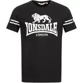 Lonsdale Aldeburgh Short Sleeve T-shirt Noir 3XL Homme